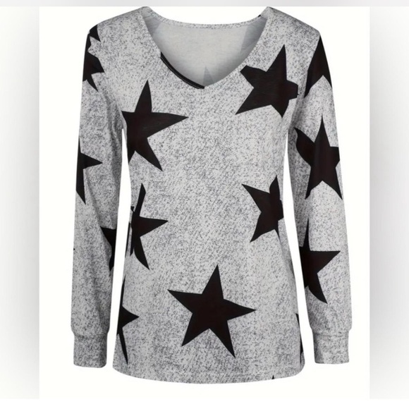 Top Star Print Women's NEW SIZE M - Picture 1 of 2